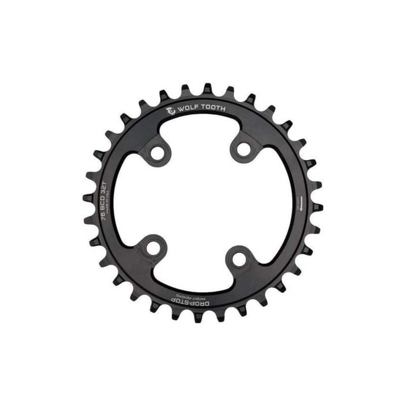Wolf Tooth 76 BCD Chainrings Black 32t