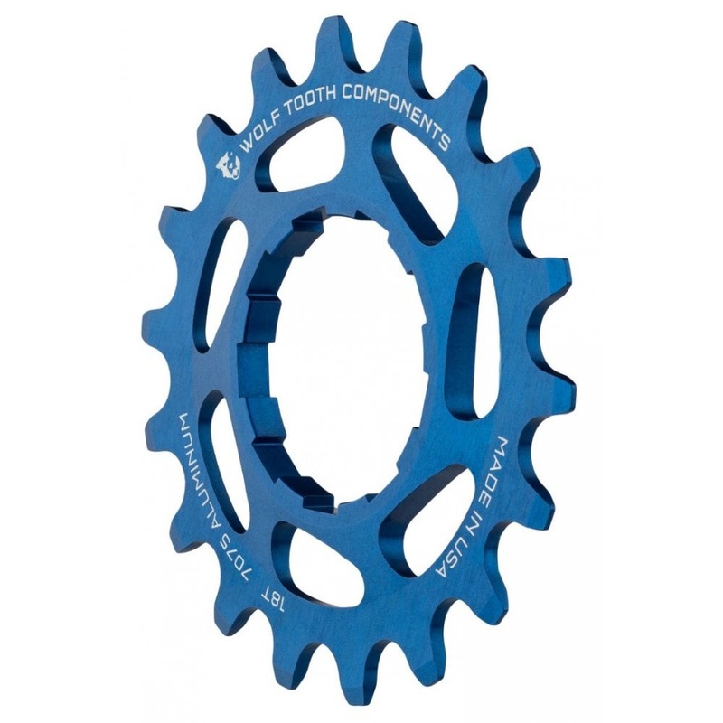 Wolf Tooth Aluminium Single Speed Cog Blue 17t