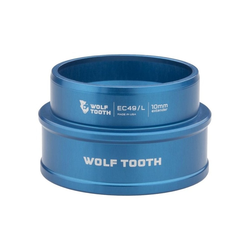 Wolf Tooth EC49/40 Lower Headset Extended 10mm Blue 10mm