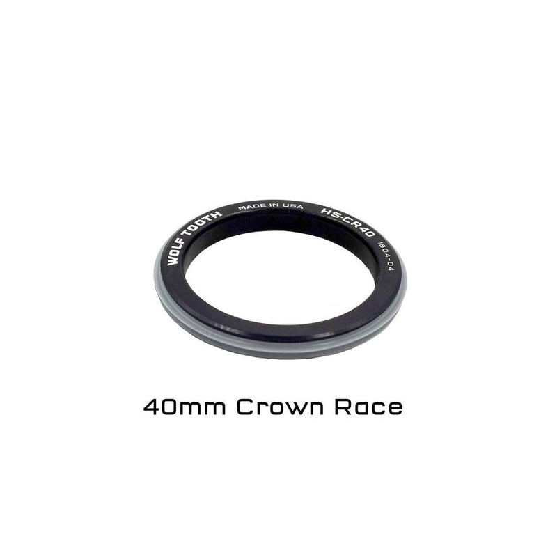 Wolf Tooth Precision Headset Crown Race Black 30mm