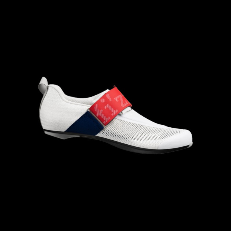 Fizik Transiro Hydra Aeroweave Carbon Tri Shoes White/Red/Blue 36