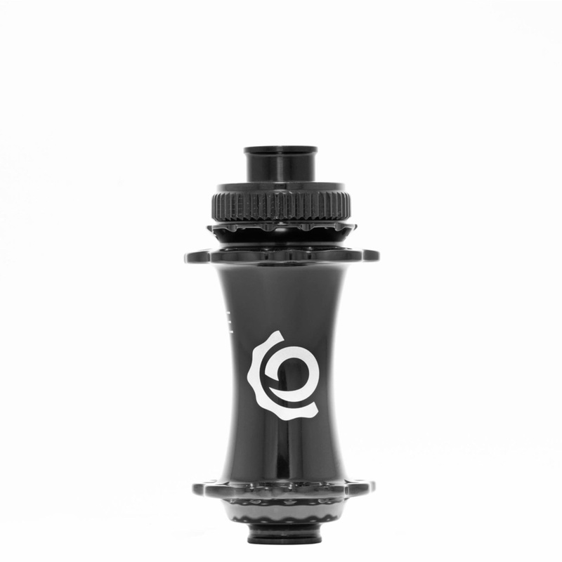 Industry Nine SOLiX Classic Centre Lock Hub BLACK 12X100 - 24H - Front