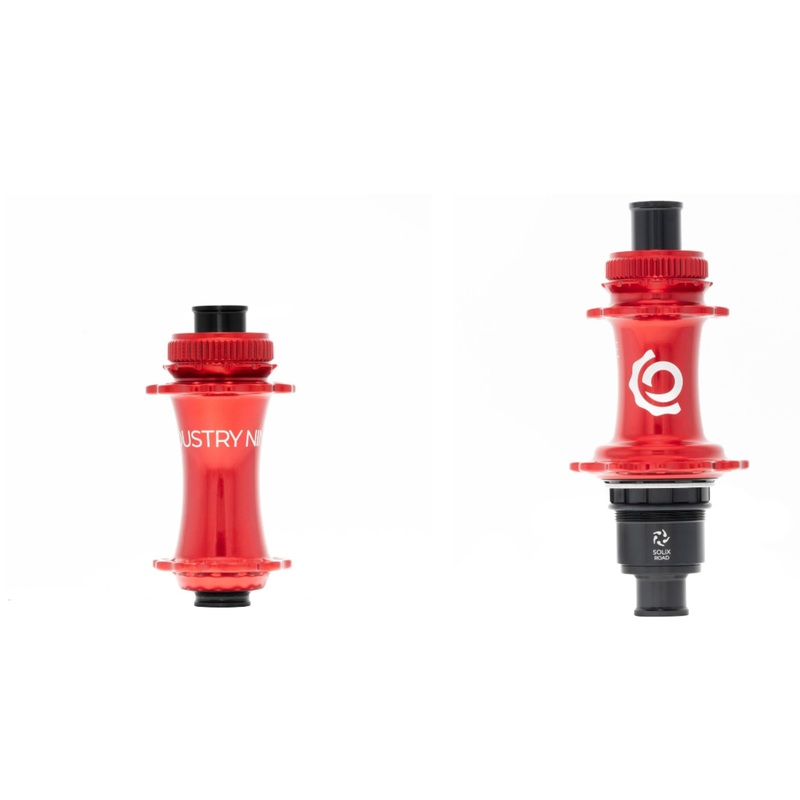 Industry Nine SOLiX Classic Centre Lock Hubset BLACK 12X100 12X142 - 24H - Shimano HG