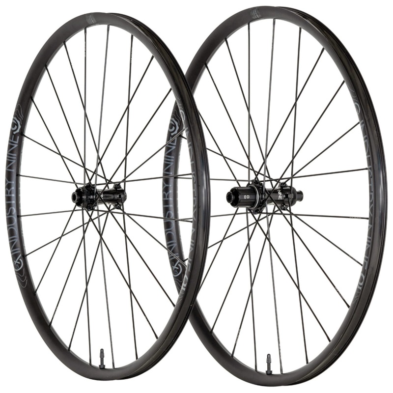 Industry Nine SOLiX G GRCX Wheelset BLACK 12X100 12X142 - 24H - Shimano HG