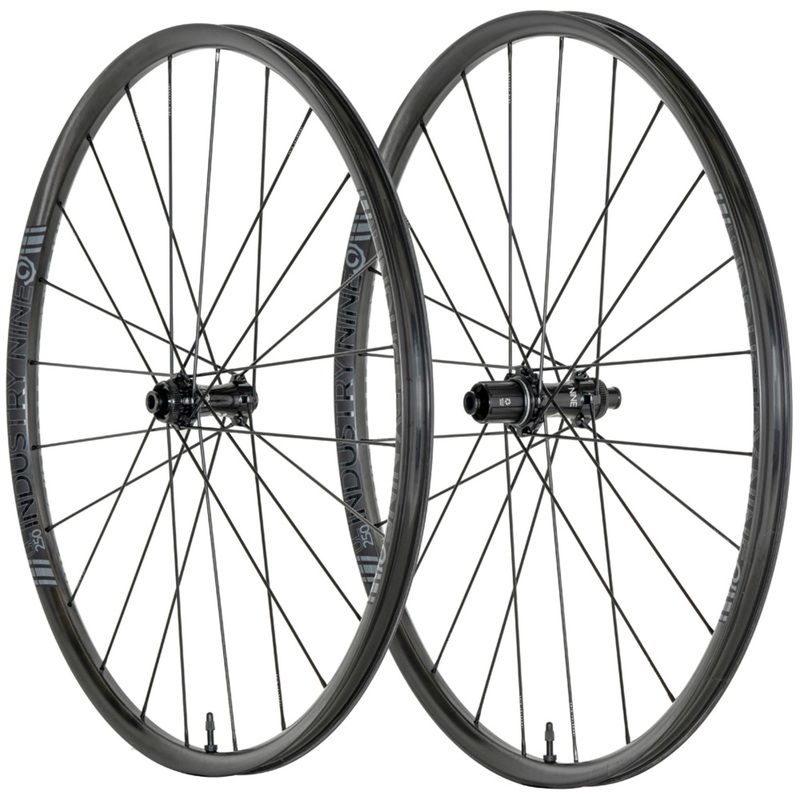Industry Nine SOLiX G UL250 Carbon Wheelset BLACK 12X100 12X142 - 24H - Shimano HG
