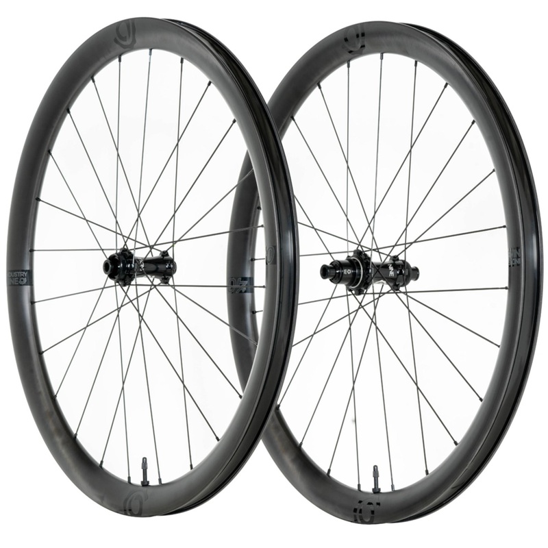 Industry Nine SOLiX SL AR40 Carbon Wheelset BLACK 12X100 12X142 - 24H - Shimano HG