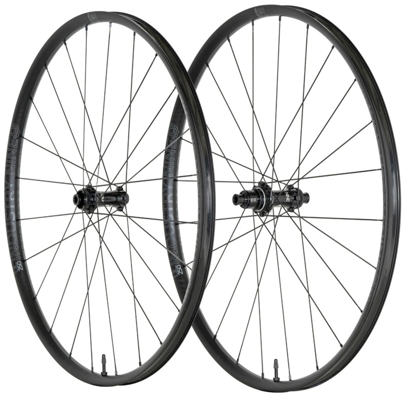 Industry Nine SOLiX SL UL250 Alloy CX Wheelset BLACK 12X100 12X142 - 24H - Shimano HG