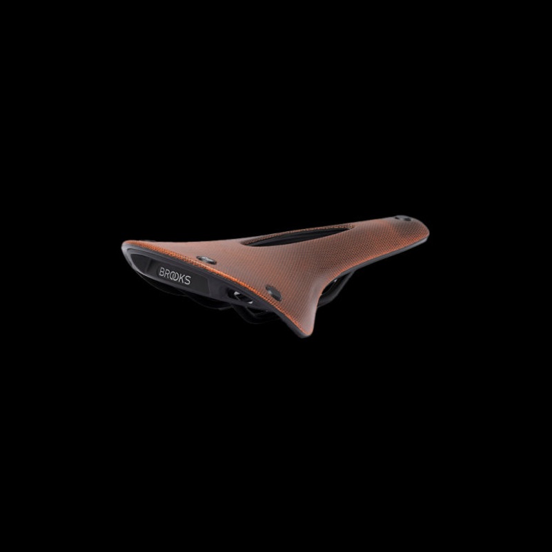 Brooks C17 Cambium Carved All-Weather Saddle Orange 162mm