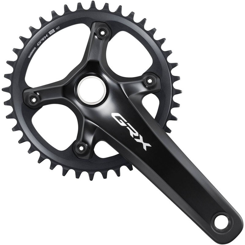 Shimano GRX FC-RX820 12-Speed Single Chainset Black 170mm 40T