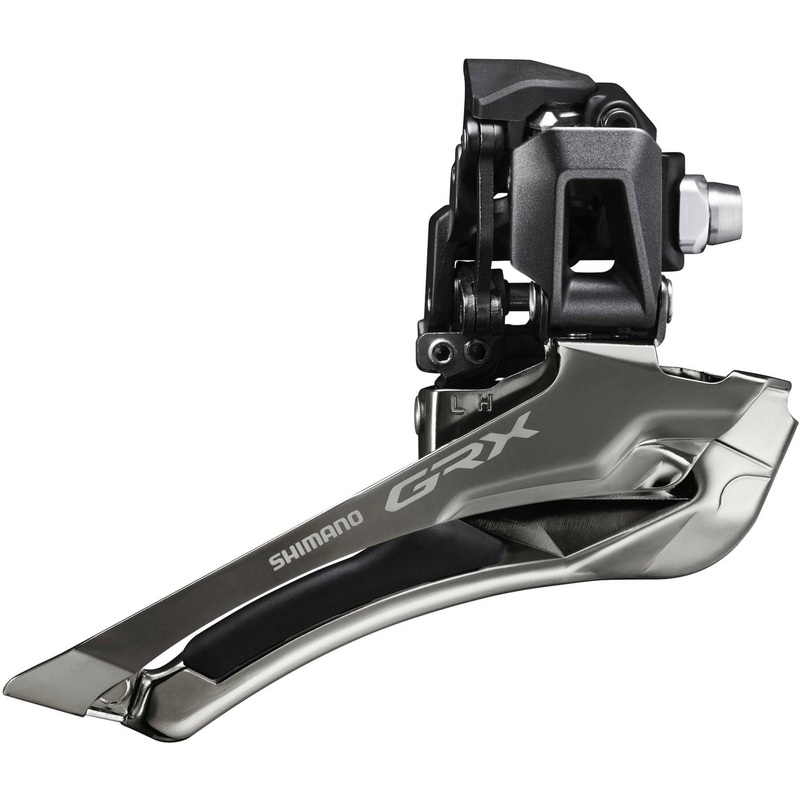 Shimano GRX FD-RX820 12-Speed Double Front Mech Black Down-Pull / Braze-On