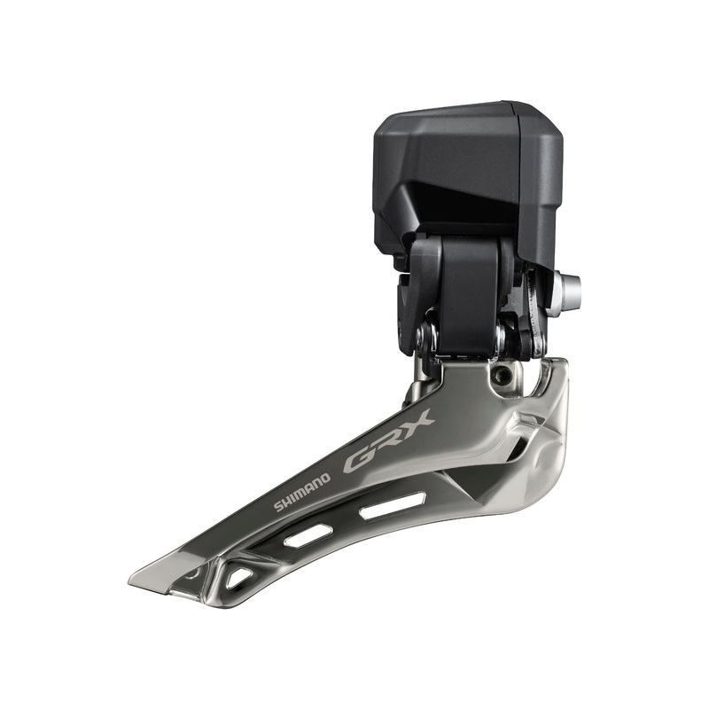 Shimano RX825 GRX 12-Speed Front Derailleur Black Double - Braze-On