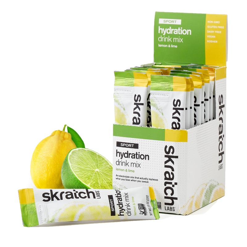 Skratch Labs Sport Hydration Mix Sachets Lemon & Lime Box of 20 x 22g