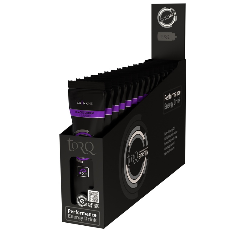 TORQ Energy Drink Single Serve Sachets Blackcurrant Box of 15
