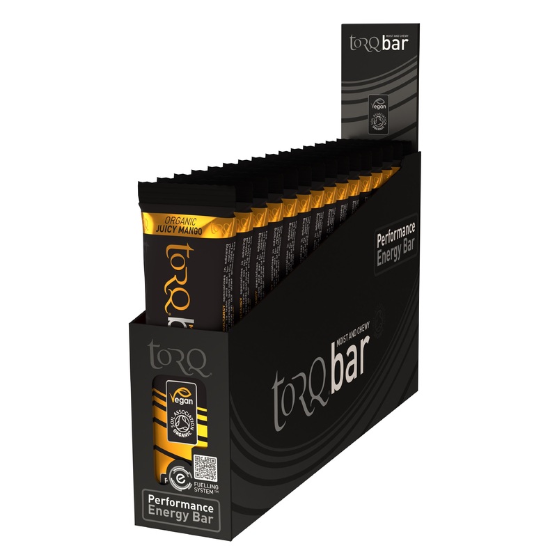 TORQ Organic Energy Bars Juicy Mango Box of 15