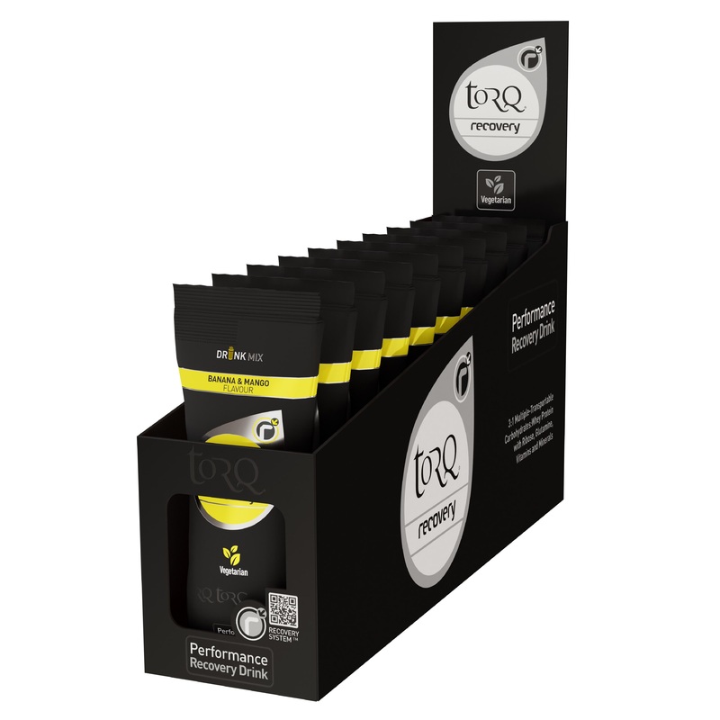 TORQ Recovery Drink Single Serve Sachets Banana & Mango Box of 10