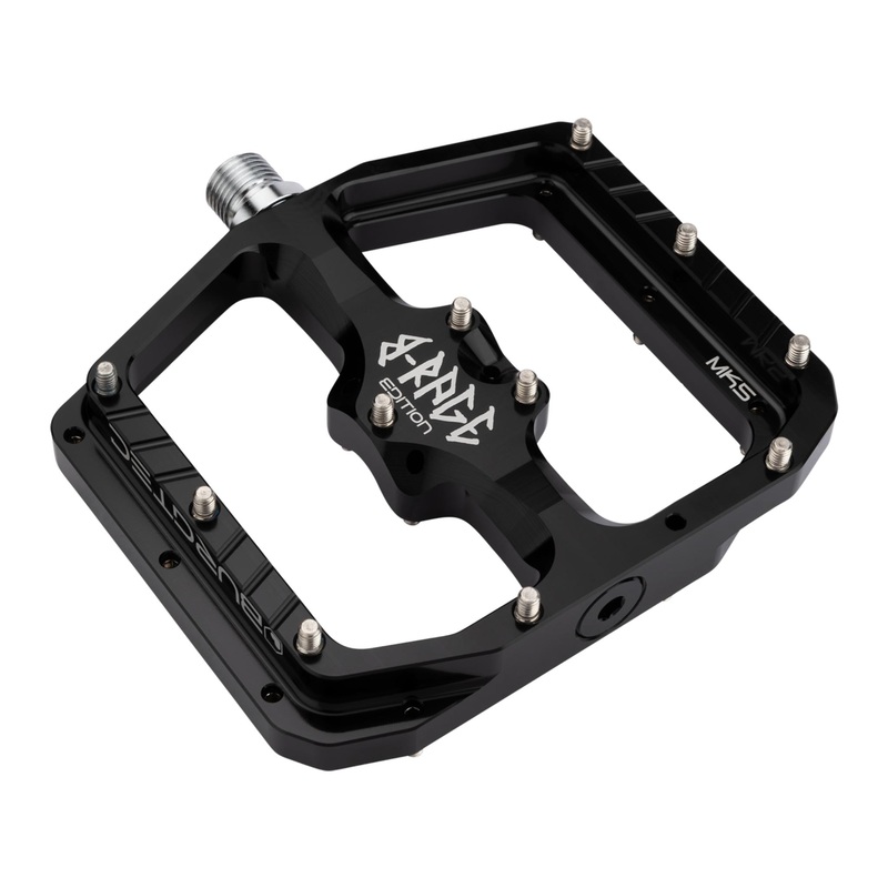 Burgtec Penthouse Flat MK5 B-Rage Edition Pedals Burgtec Black