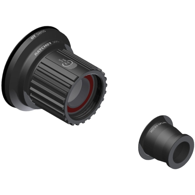 DT Swiss Ratchet DEG Freehub Conversion Kit Black Alloy Shimano Micro Spline MTB 12mm
