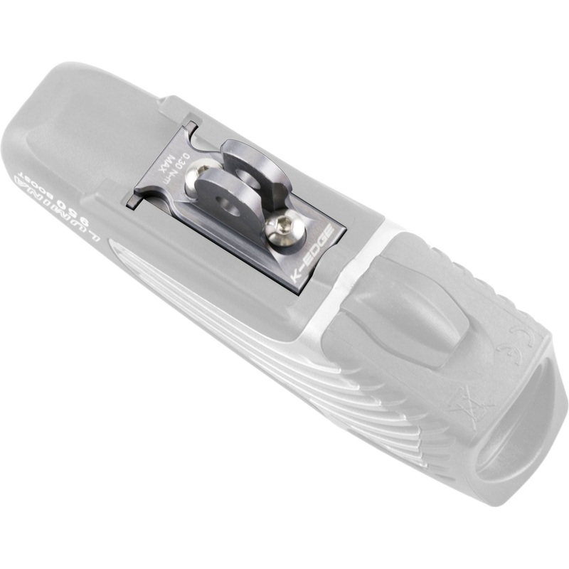 K-Edge Niterider Light Adapter Gunmetal One size