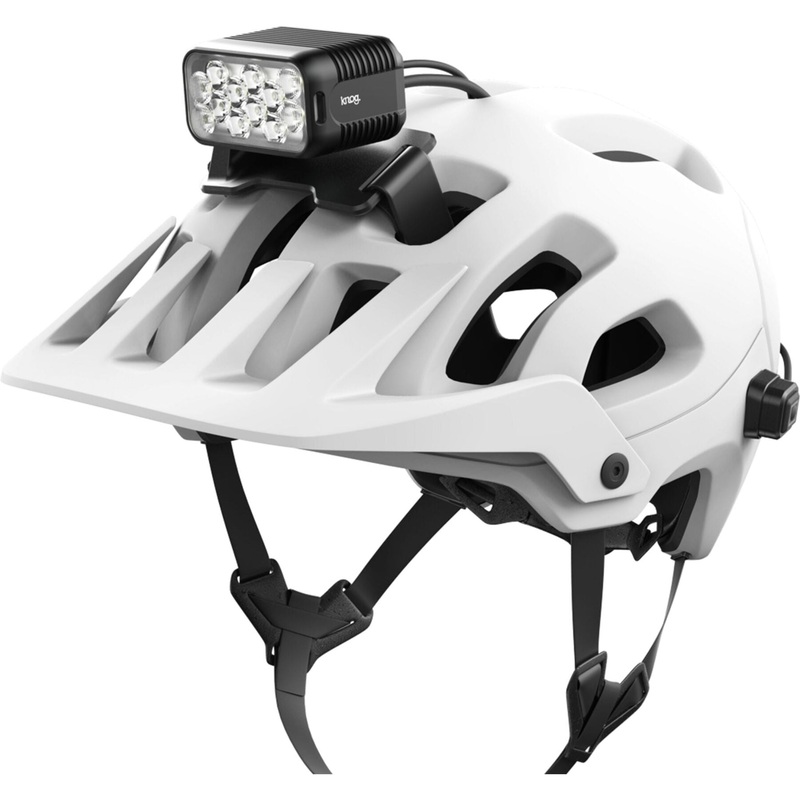 Knog Blinder X 2300 Front Light with 10,000 mAh Battery Pack & Helmet Kit Black Front