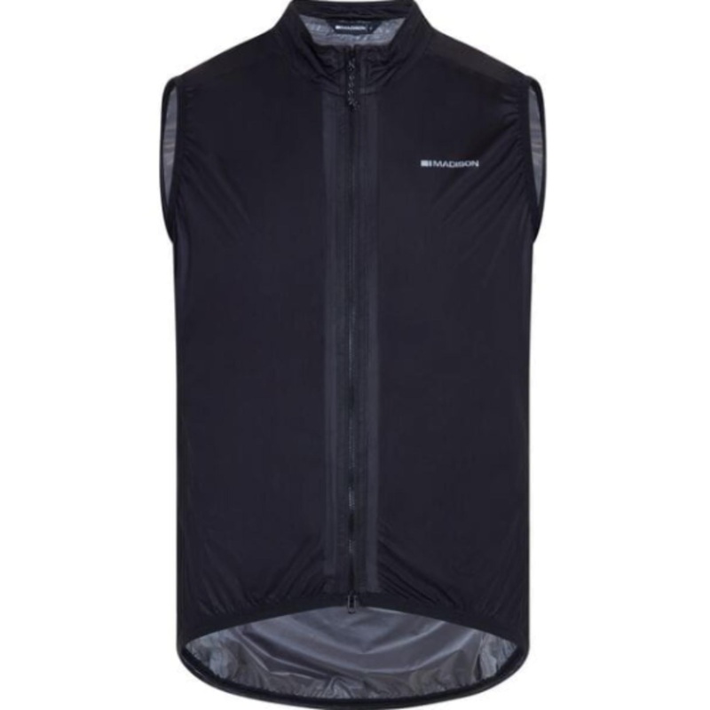 Madison Flux Men's Ultra Packable Waterproof Gilet Yellow Small
