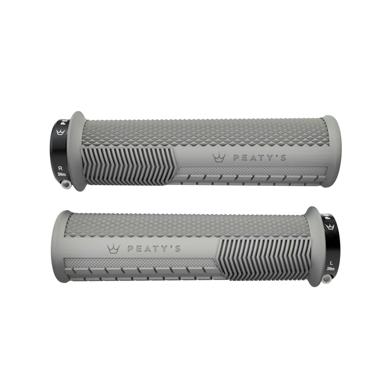 Peatys Monarch Grips Black Knurl Pattern Thick