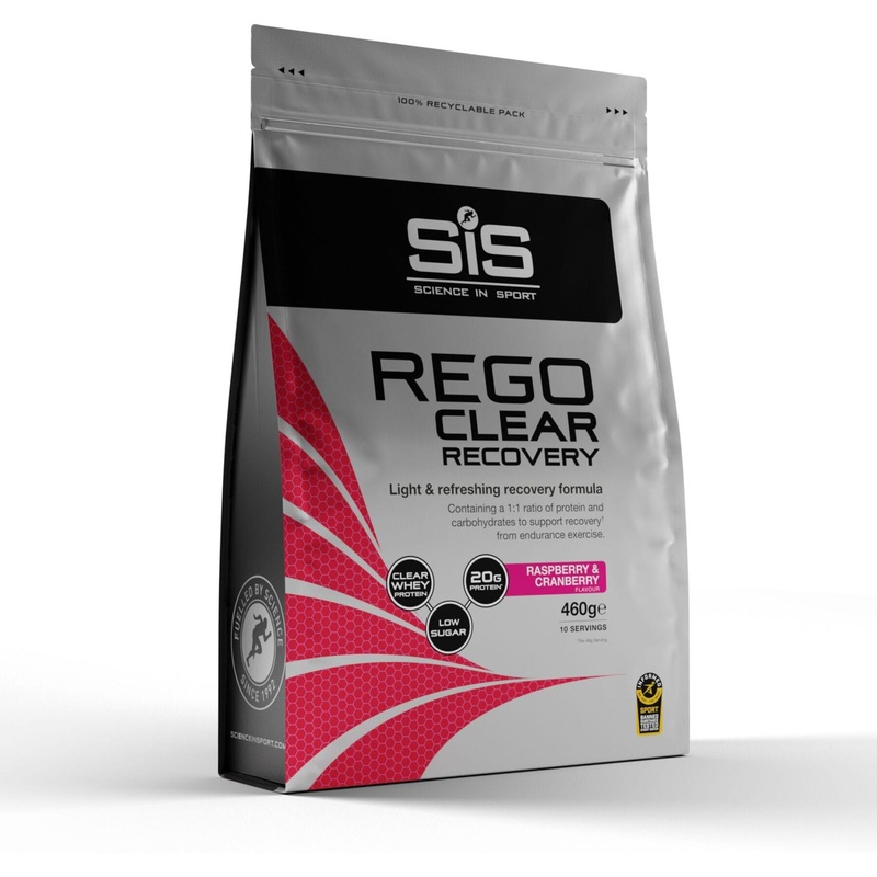 Science In Sport REGO Clear Whey Protein Drink Raspberry and Cranberry 460 g