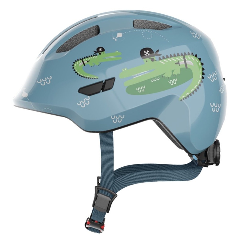 ABUS Smiley 3 Kids Helmet Blue Croco M