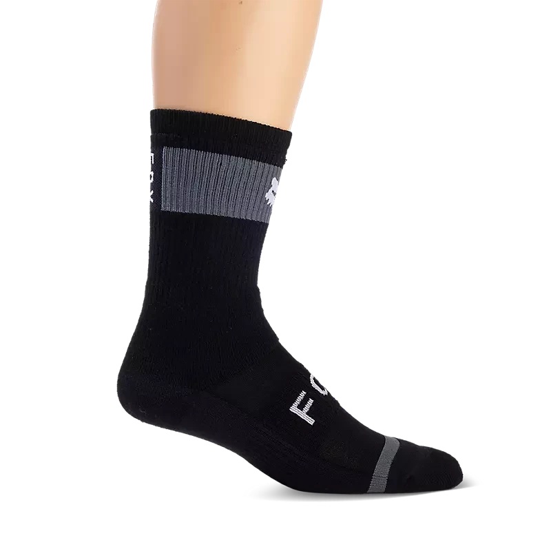 Fox 8" Defend Winter Socks Black XS/S