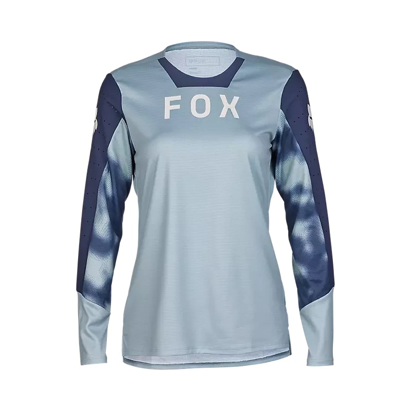 Fox Womens Defend Taunt Long Sleeve Jersey Gunmetal S
