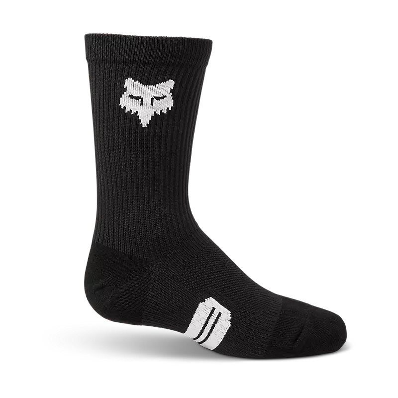 Fox Youth 6" Ranger Crew Socks Black YS