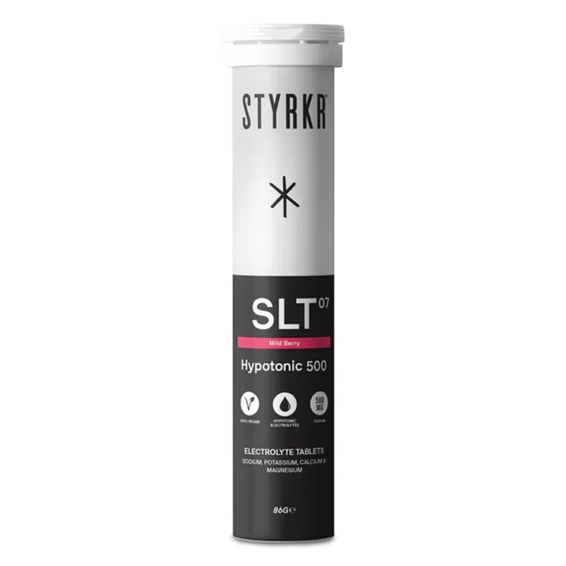 STYRKR - SLT07 500mg Sodium Hydration Tablets Berry 6 x Tubes of 12 Tablets
