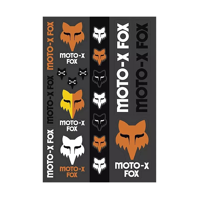 Fox Heritage Track Pack Black/White/Orange OS
