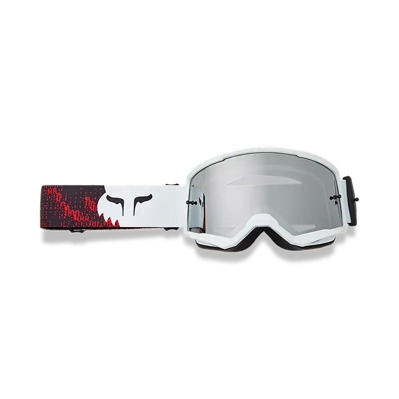 Fox Main Kairos Goggles - Spark White/Fluorescent Red OS