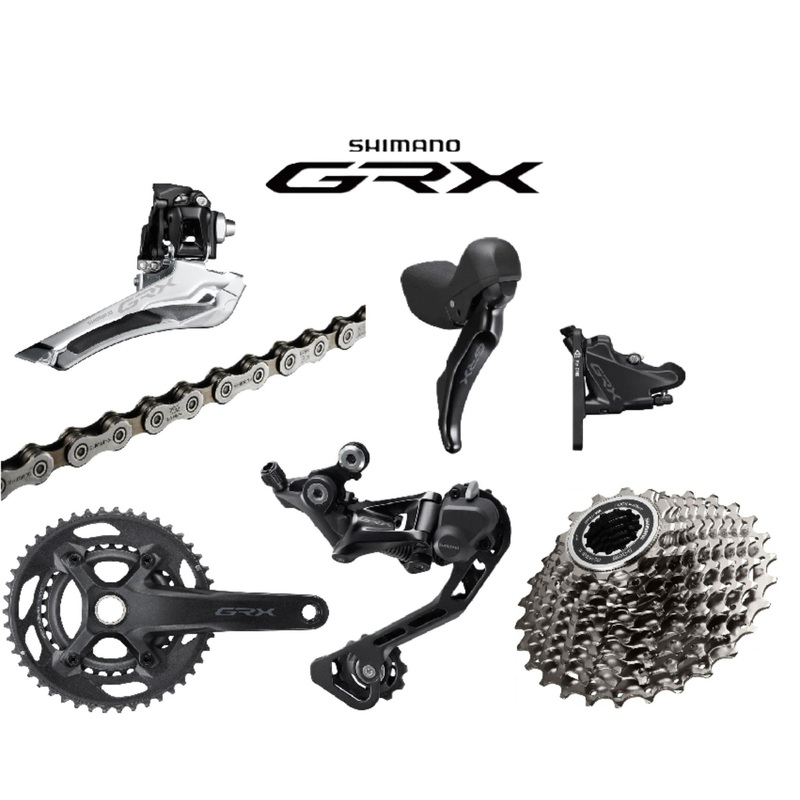Shimano GRX RX400 2 x 10 Groupset 165mm - 46/30T Right Hand - Front Right Hand - Front