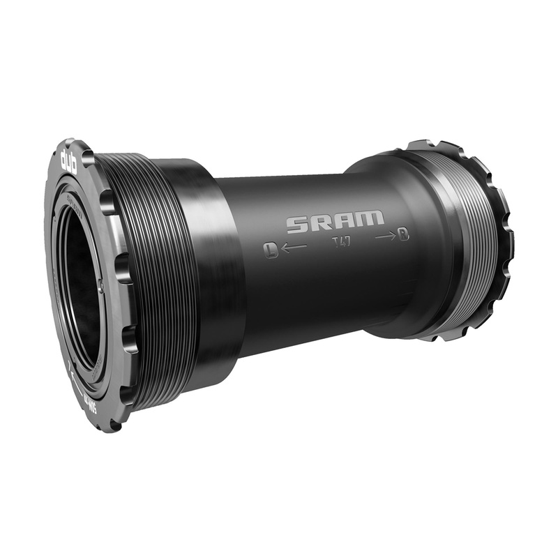 SRAM DUB T47 Road & Road Wide Bottom Bracket 77mm Internal Bearing Black 77mm