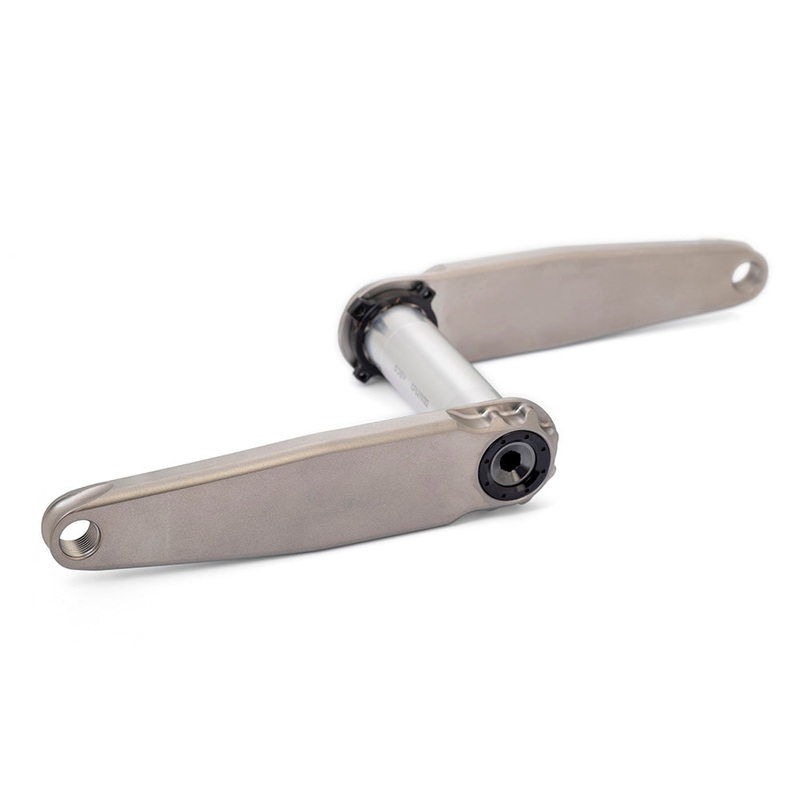 5Dev Road/Gravel/XC Titanium Cranks Natural 165mm 68mm