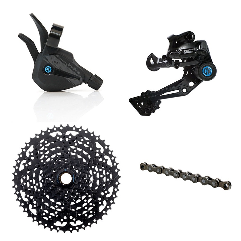 Box Components Box Three P9 Wide Single Shift E-Bike Groupset Black 9-Speed 12-46T