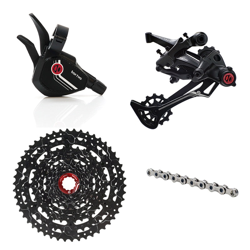 Box Components Box Two P9 X-Wide Single Shift E-Bike Groupset Black 9-Speed Single Shift