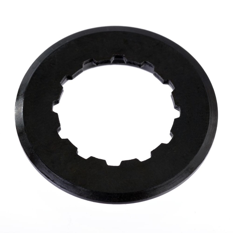 Gusset Cassette Lockring Black 12T