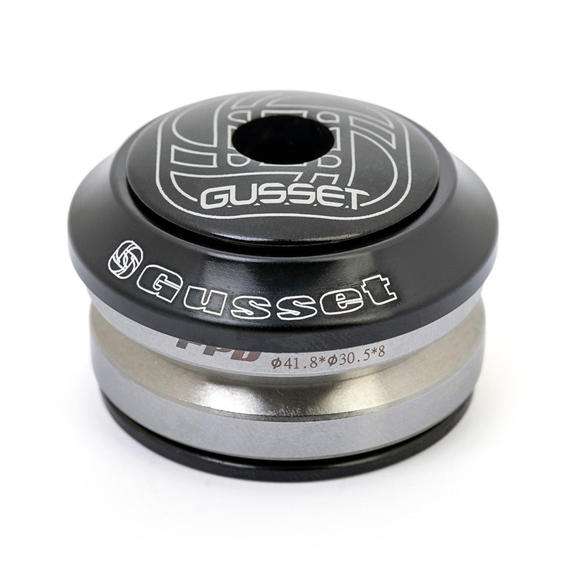 Gusset Integrated Headset Black 1 1/8