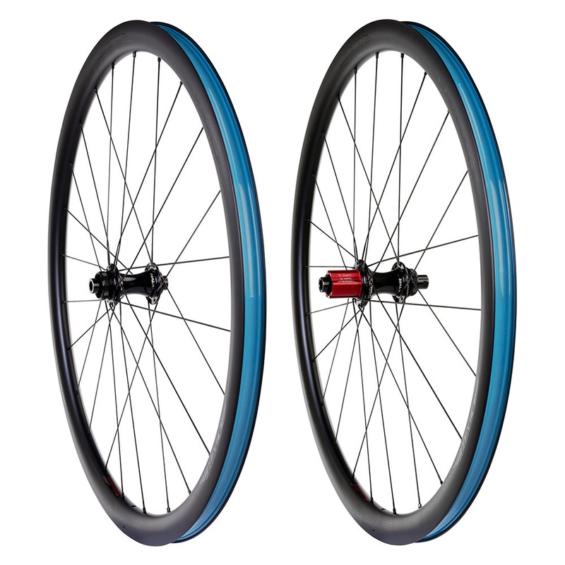 Halo Carbaura RCD 35mm Wheelset Black 700c Pair Campag