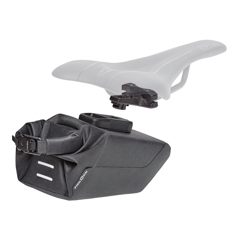 Fidlock Pinclip Saddle Bag M + Saddle Base Black 0.7L
