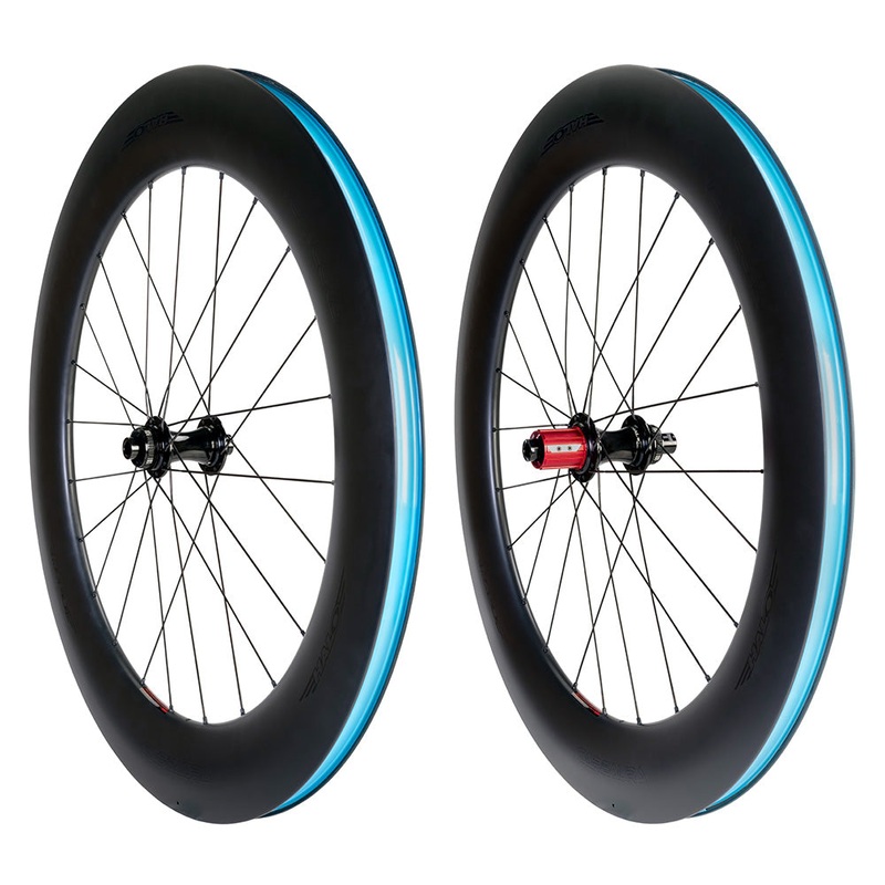 Halo Carbaura RCD 80mm Wheelset Black 700c Pair Campag