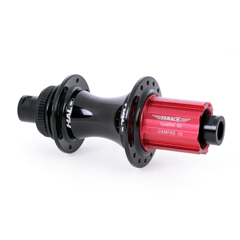 Halo RD2 Supadrive Hub Black 16/8H Rear Campag