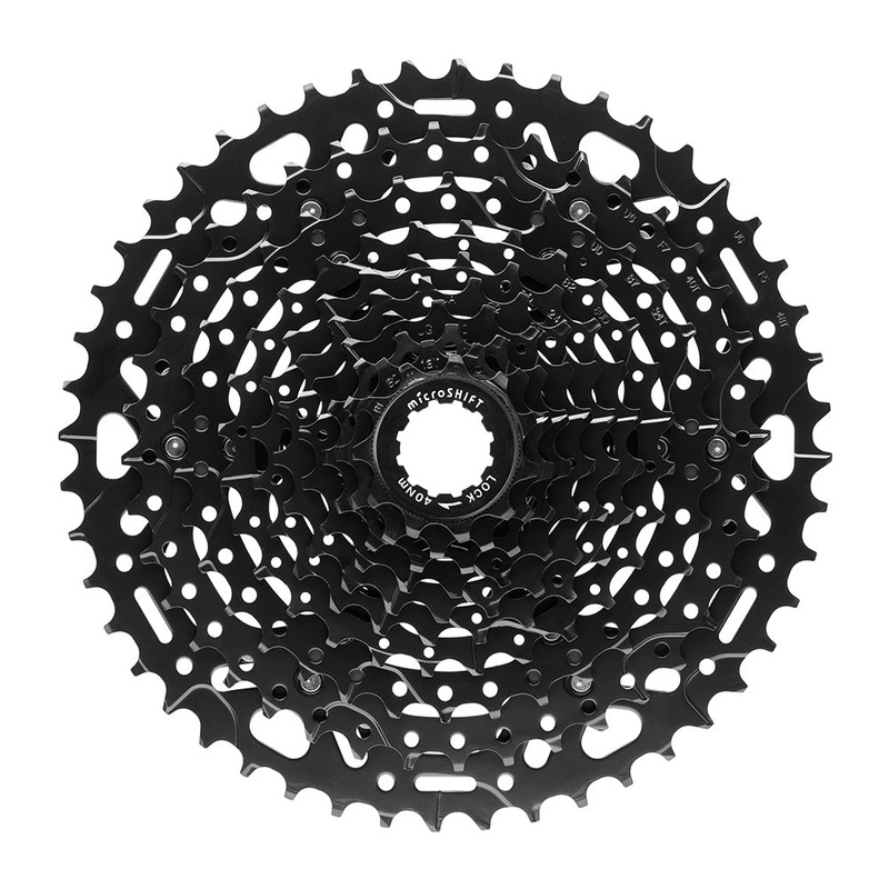 MicroSHIFT Advent X H-Series 10 Speed Cassette 11-48 Black 11-48T