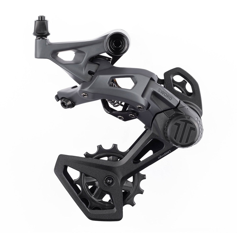 MicroSHIFT Sword Rear Derailleur 1x10 Speed Black 1x10sp Mid Cage