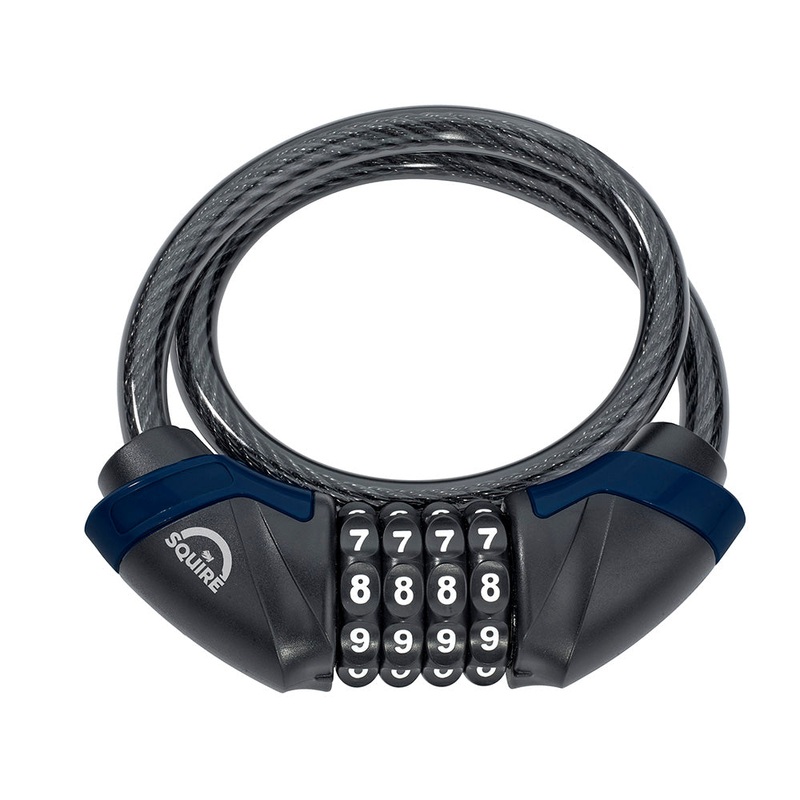 Squire Kilda Combi 10-600 Bike Lock Black 10x600mm Combi