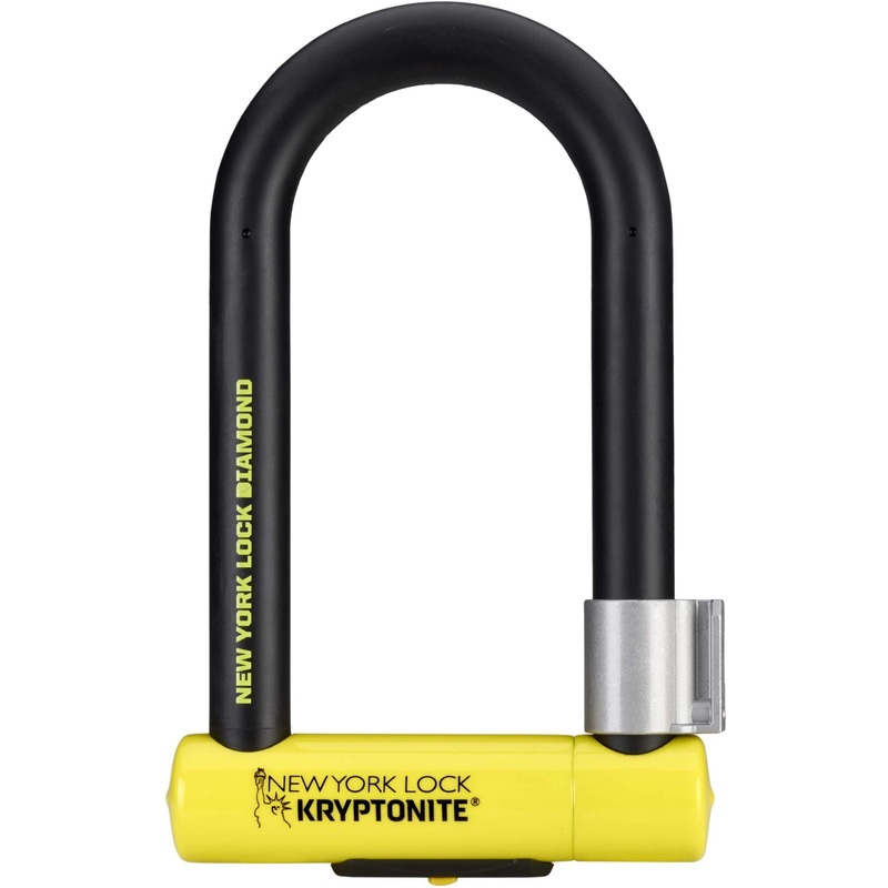 Kryptonite New York Diamond Angle Grinder Resistant U-Lock Sold Secure Diamond Yellow