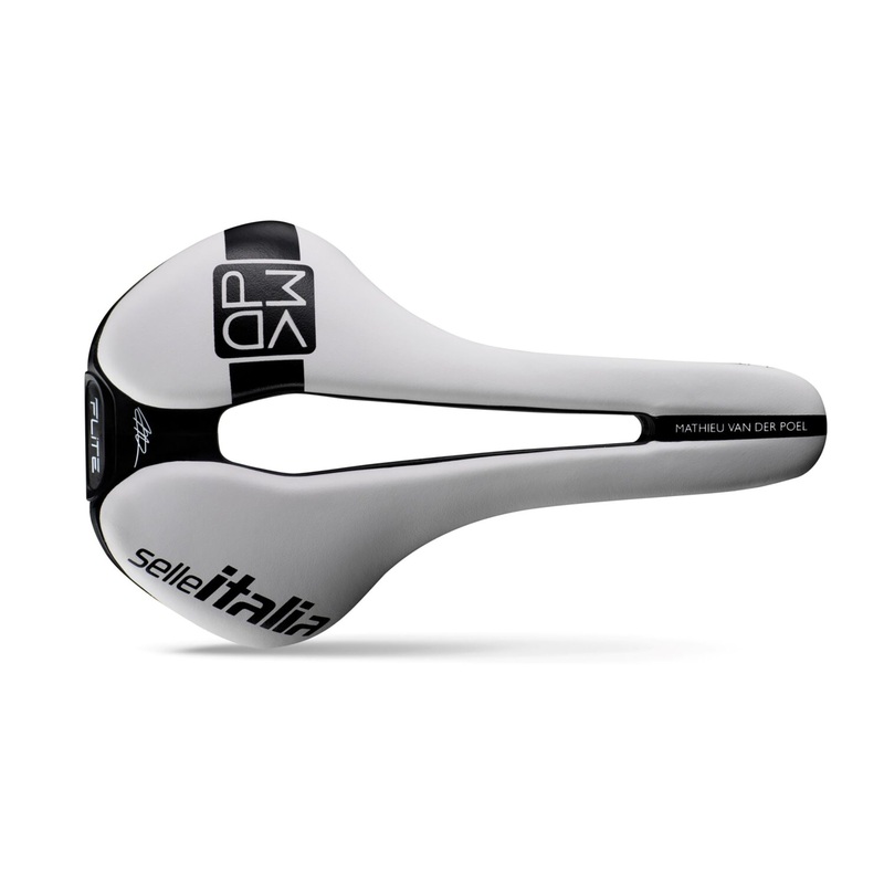 Selle Italia Flite Boost Kit Carbonio Superflow MVDP Edition Saddle White/Black L3