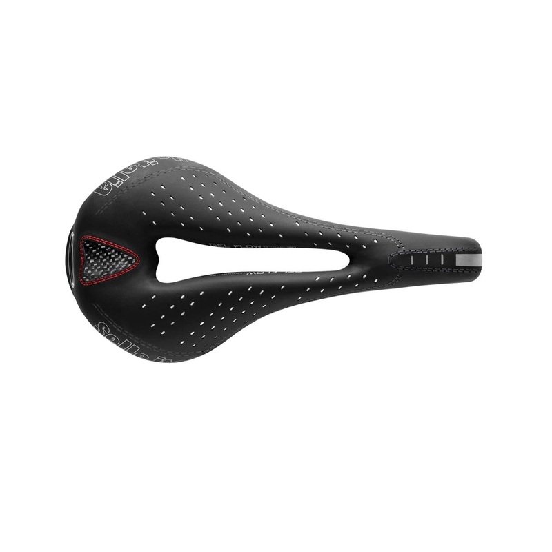 Selle Italia Max Flit Gel Ti316 Superflow Saddle Black/Black L3